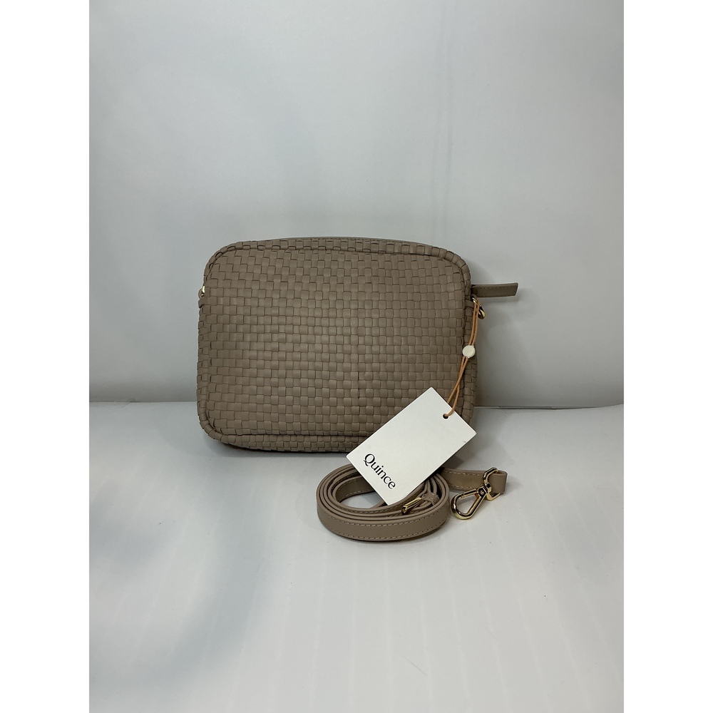 Italian Leather Handwoven Crossbody - Picture 1 of 3